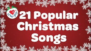 Top 21 Popular Christmas Songs and Carols Playlist 🎅🎄 [upl. by Waine86]