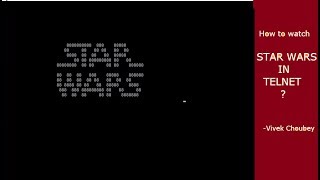 Watch STAR WARS in ASCII with Command Lines using TELNET [upl. by Adekahs]