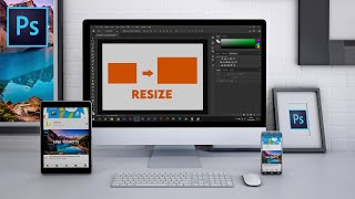 Cara Mengatur Ukuran Gambar Photoshop Dengan Mudah  Resize [upl. by Doreg]