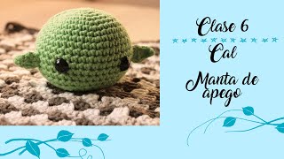 CURSO AMIGURUMI PARA PRINCIPIANTES l CLASE 6 CAL Manta de apego Yoda  Star Wars ENG SUBS [upl. by Sclater]