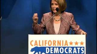 2010 State Convention Nancy Pelosi Part 1 [upl. by Lobell]