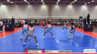 Edited  Miami United 14 Natl Camilo v Over The Top 141  2024 USAV Nationals  Pool Play Day 3 [upl. by Philine]