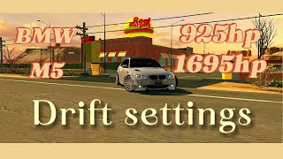 BMW M5 e60 Drift Tune Gearbox Suspension and more  Car Parking Multiplayer [upl. by Hanforrd901]