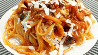 Pasta alla Siciliana MELANZANE e Ricotta Salata Buonissima 😋😋 [upl. by Perot559]