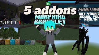 Los mejores 5 addons para Minecraft bedrock 121 [upl. by Roybn]