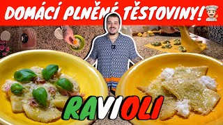 I TAKOVÁ LOPATA JAKO JÁ ZVLÁDNE DOMÁCÍ TĚSTOVINY😅 ZKUSTE TO TAKY😉 RAVIOLI  RECEPT [upl. by Ammej442]