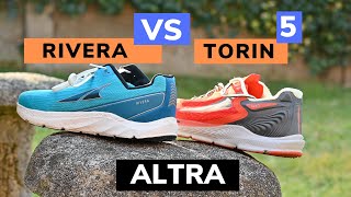 ALTRA Torin 5 vs Rivera  un «confronto» EQUILIBRATO zero Drop [upl. by Keligot885]