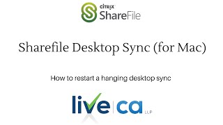 How to restart Sharefile for Mac [upl. by Skerl]