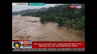 Halos kalahati ng Cagayan de Oro City binaha dulot ng Bagyong Vinta [upl. by Surat880]