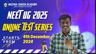 NEET UG 2025 Online Test Series  NEET 2025 Mock Test Series  Target 720  Mizpah Career Academy [upl. by Fauver477]