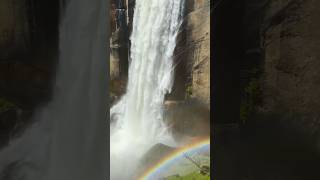 Amazing Vernal Fall in Yosemite National Park 😲😍 nationalpark nature california yosemite [upl. by Dirraj]