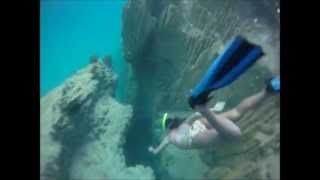 Freedive in Kayangan Lake and Barracuda Lake in Coron Palawan GOPRO [upl. by Atteynek774]