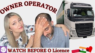 Owner Operator Business Things To Know Before Getting O Licence Transport Business England UK [upl. by Noira311]