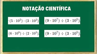 NOTAÇÃO CIENTÍFICA MULTIPLICAÇÃO E DIVISÃO EXPLICADAS [upl. by Nileuqaj250]