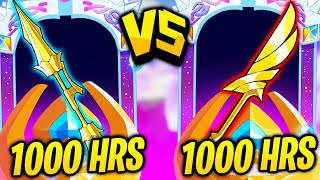 1000 Hours Lance vs 1000 Hours Greatsword in Brawlhalla [upl. by Niltyak]