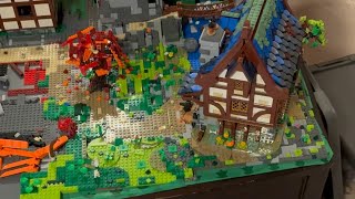 Our Lego Medieval Village and countryside [upl. by Nyla]