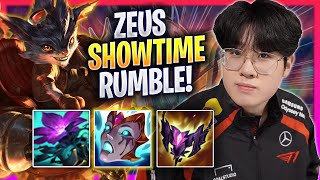 ZEUS SHOWTIME WITH RUMBLE  T1 Zeus Plays Rumble TOP vs Rengar  Season 2024 [upl. by Reade]