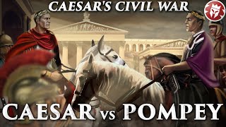 Caesar against Pompey  Great Roman Civil War DOCUMENTARY [upl. by Calla]