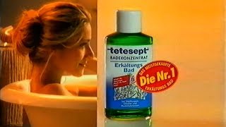 Tetesept Erkältungsbad Werbung 1997 [upl. by Atolrac]