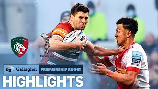 Leicester v Harlequins  HIGHLIGHTS  Tight Battle at a Packed Welford Road  Premiership 202122 [upl. by Dimo949]