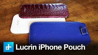 Lucrin iPhone 6 Leather Pouch  Review [upl. by Rebekkah]