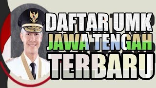 DAFTAR UMK JATENG TERBARU TAHUN 2019  BISA BUAT MODAL NIKAH [upl. by Naujuj]