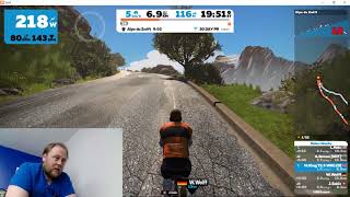 7 Day 24  Alpe Du Zwift  How far can I get [upl. by Nurse281]