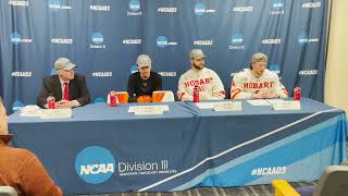 HOBART HIGHLIGHTS National Championship Postgame Press Conference [upl. by Buna789]