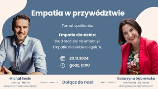 Empatia w przywództwie  empatia dla siebie [upl. by Asi803]