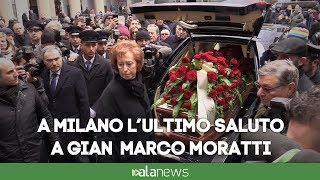 Milano l’ultimo saluto a Gian Marco Moratti [upl. by Starinsky521]