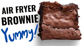 How To Make Easy Air Fryer Brownies SO Chewy And Fudgy [upl. by Mcarthur]