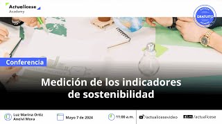 Medición de indicadores de sostenibilidad [upl. by Leila]