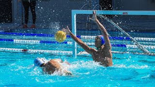 Highlights Water polo Goalie Sophomore 66quot 190lbs [upl. by Repsihw]