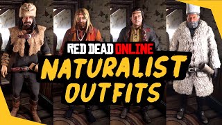 NATURALIST OUTFITS Red Dead Online Naturalist Update RDR2 [upl. by Donall332]