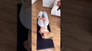 Hip Split Leg Flexibility Easy Stretch Yoga Flow shorts yogaexercise yoga yogapractice [upl. by Millman550]