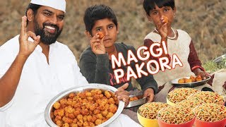 Maggi pakora For Hungry Kids By Moin Bhai Nawabs Kitchen [upl. by Slade]