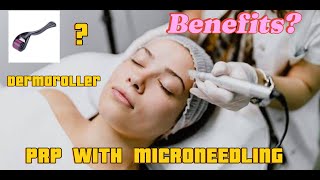 PRP Face  Microneedling vs DermaRoller [upl. by Audly]