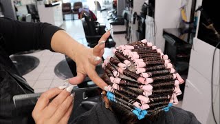 Como Hacer Permanente De Cabello Ondulado En Casa  Rizos Permanentes [upl. by Evannia]