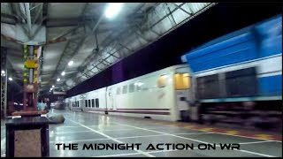 MIDNIGHT TRAINS amp the SURPRISE TALGO in RAIN  INDIAN RAILWAYS [upl. by Ardy]