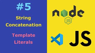 JavaScript for Beginners Lesson 5 String Concatenation and Template Literals [upl. by Juster]