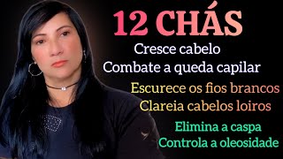 12 Chás Que Revolucionam O Crescimento e Fortalecimento Capilar Silvania Sends [upl. by Jasmin53]