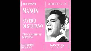 The Scala debut of Giuseppe Di Stefano Manon 1947 [upl. by Langston]