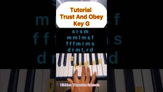 Trust And Obey Piano tutorialSofa Notes  Hymn key G sofanotes hymn pianotutorial public [upl. by Alley]