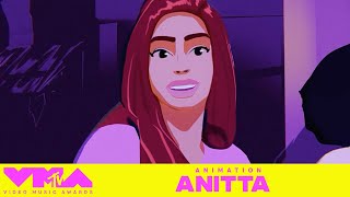 “Envolver” 🧜‍♀️ Anitta’s ShowStopping 2022 VMAs Performance Gets Animated  MTV [upl. by Lenka56]