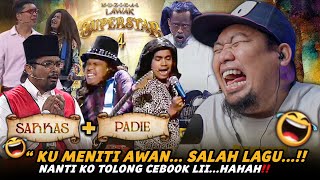 MEMANG NGAK ADA UBAT 🤣 ❗️ Muzikal Lawak Superstar 4  Sarkas amp Padie  REACTION [upl. by Nnylrebma]