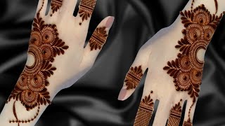 Stylish Back Hand Mehndi Designs ll Easy Latest Arabic Mehndi Designs ll New Arabic Mehndi Design [upl. by Touber]