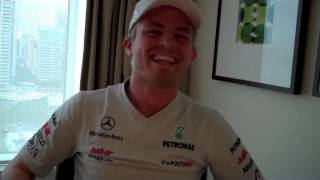 Nico Rosberg outtakes video blog 20112013 [upl. by Firehs47]