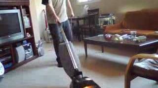 1981 Hoover Heavy Duty Convertible Upright Vacuum Cleaner [upl. by Eidur]