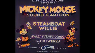 Steamboat Willie 1928  Walt Disney Animation Studios [upl. by Ardnalahs]