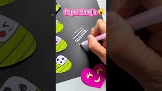 Beautiful ❤️😍 Paper 🗞️ Emojis 😀diy art butterfly [upl. by Halilahk]